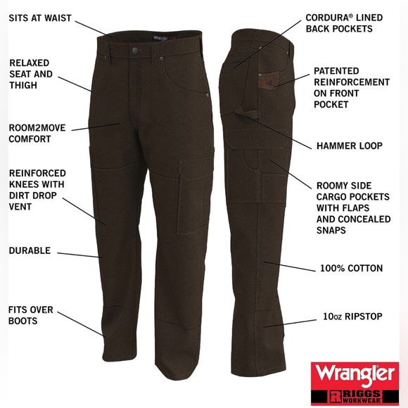 Wranglers Riggs Workwear Ranger Pant - Picture 5 of 6